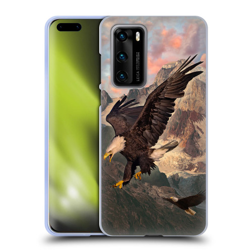 Vincent Hie Key Art Eagle Strike Soft Gel Case for Huawei P40 5G