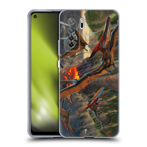 Vincent Hie Key Art Eruption Soft Gel Case for Huawei Nova 7 SE/P40 Lite 5G