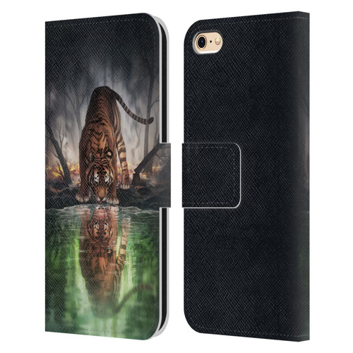 Jonas "JoJoesArt" Jödicke Fantasy Art The World I Used To Know Leather Book Wallet Case Cover For Apple iPhone 6 / iPhone 6s
