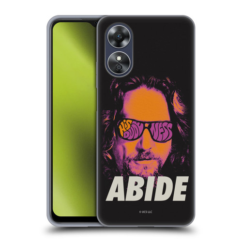 The Big Lebowski Graphics The Dude Neon Soft Gel Case for OPPO A17