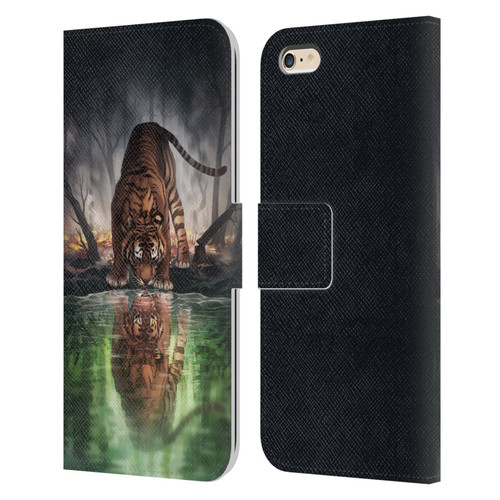 Jonas "JoJoesArt" Jödicke Fantasy Art The World I Used To Know Leather Book Wallet Case Cover For Apple iPhone 6 Plus / iPhone 6s Plus