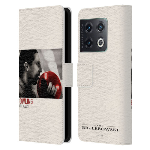 The Big Lebowski Graphics Bowling With Jesus Leather Book Wallet Case Cover For OnePlus 10 Pro