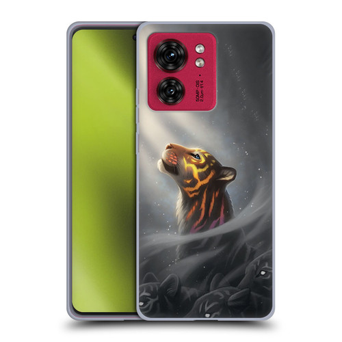 Jonas "JoJoesArt" Jödicke Fantasy Art Finding Myself Soft Gel Case for Motorola Moto Edge 40