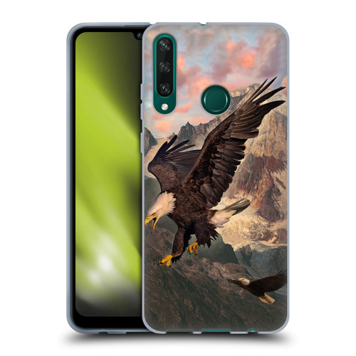 Vincent Hie Key Art Eagle Strike Soft Gel Case for Huawei Y6p