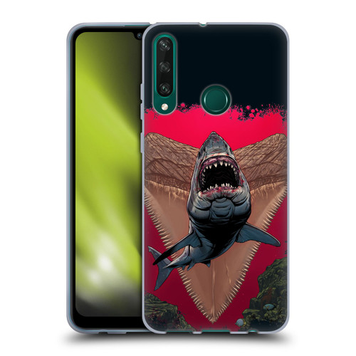 Vincent Hie Key Art Shark Soft Gel Case for Huawei Y6p