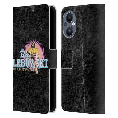 The Big Lebowski Graphics The Dude Returns Leather Book Wallet Case Cover For OnePlus Nord N20 5G