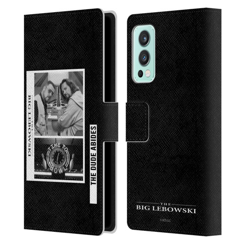 The Big Lebowski Graphics Black And White Leather Book Wallet Case Cover For OnePlus Nord 2 5G