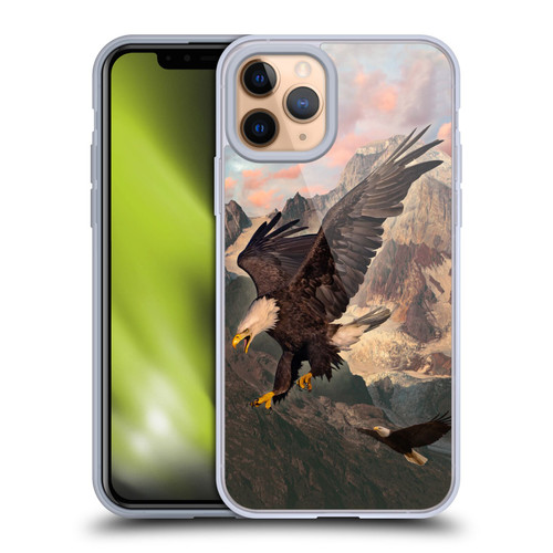 Vincent Hie Key Art Eagle Strike Soft Gel Case for Apple iPhone 11 Pro