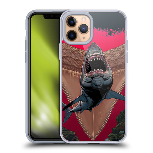 Vincent Hie Key Art Shark Soft Gel Case for Apple iPhone 11 Pro