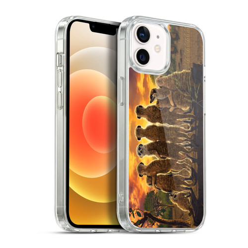 Vincent Hie Key Art Meerkat Family Soft Gel Case for Apple iPhone 12 / iPhone 12 Pro & MagSafe