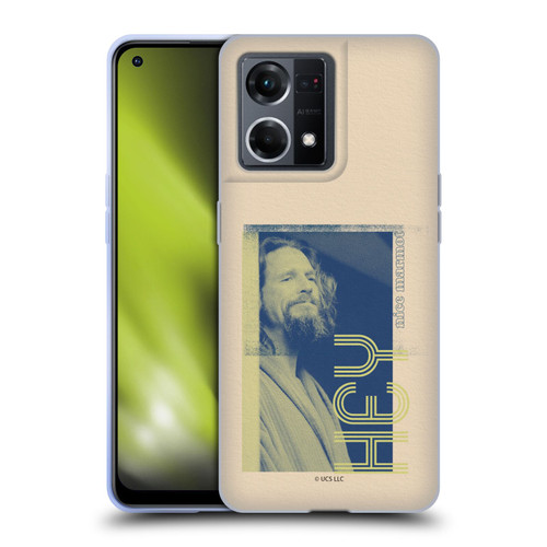 The Big Lebowski Graphics The Dude Soft Gel Case for OPPO Reno8 4G