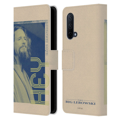 The Big Lebowski Graphics The Dude Leather Book Wallet Case Cover For OnePlus Nord CE 5G