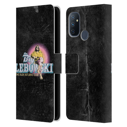 The Big Lebowski Graphics The Dude Returns Leather Book Wallet Case Cover For OnePlus Nord N100