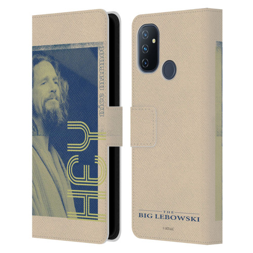 The Big Lebowski Graphics The Dude Leather Book Wallet Case Cover For OnePlus Nord N100