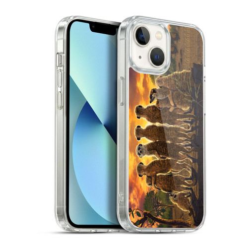 Vincent Hie Key Art Meerkat Family Soft Gel Case for Apple iPhone 13