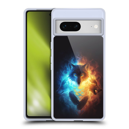 Jonas "JoJoesArt" Jödicke Fantasy Art Inner Fight Soft Gel Case for Google Pixel 7