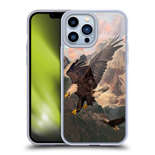 Vincent Hie Key Art Eagle Strike Soft Gel Case for Apple iPhone 13 Pro Max