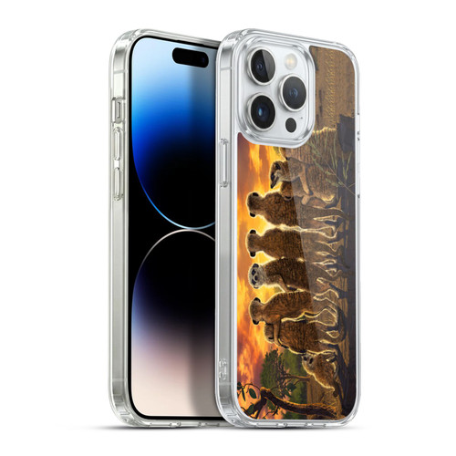 Vincent Hie Key Art Meerkat Family Soft Gel Case for Apple iPhone 13 Pro Max & MagSafe