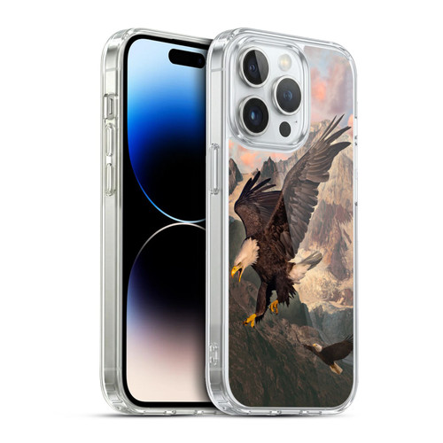 Vincent Hie Key Art Eagle Strike Soft Gel Case for Apple iPhone 13 Pro & MagSafe