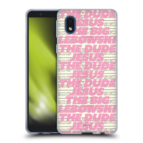 The Big Lebowski Graphics Typography Soft Gel Case for Samsung Galaxy A01 Core (2020)