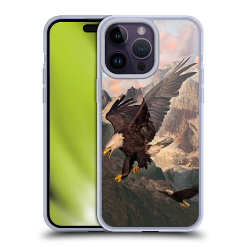 Vincent Hie Key Art Eagle Strike Soft Gel Case for Apple iPhone 14 Pro Max