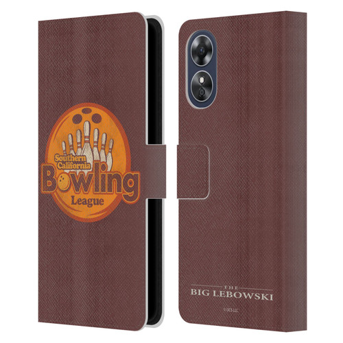 The Big Lebowski Graphics Bowling Leather Book Wallet Case Cover For OPPO A17