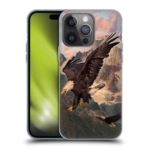 Vincent Hie Key Art Eagle Strike Soft Gel Case for Apple iPhone 14 Pro