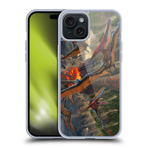 Vincent Hie Key Art Eruption Soft Gel Case for Apple iPhone 15 Plus
