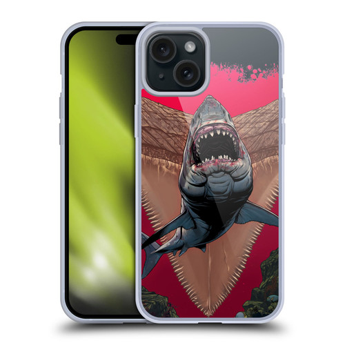 Vincent Hie Key Art Shark Soft Gel Case for Apple iPhone 15 Plus