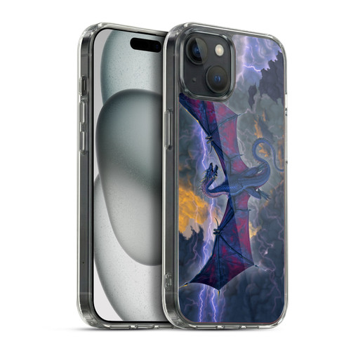 Vincent Hie Key Art Thunder Dragon Soft Gel Case for Apple iPhone 15 Plus & MagSafe