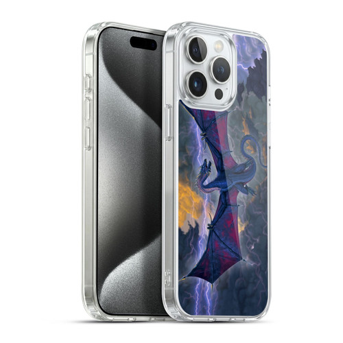 Vincent Hie Key Art Thunder Dragon Soft Gel Case for Apple iPhone 15 Pro Max & MagSafe
