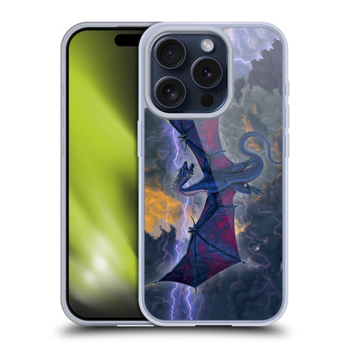 Vincent Hie Key Art Thunder Dragon Soft Gel Case for Apple iPhone 15 Pro