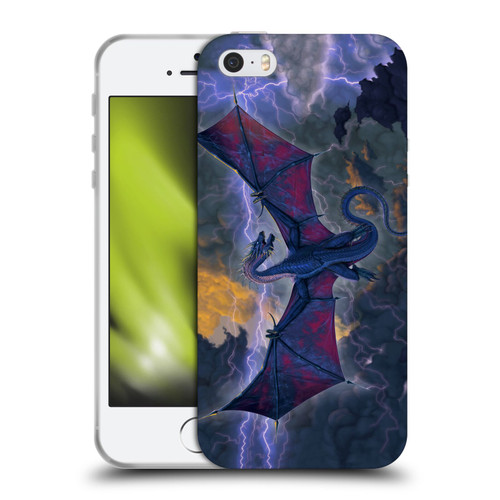 Vincent Hie Key Art Thunder Dragon Soft Gel Case for Apple iPhone 5 / 5s / iPhone SE 2016