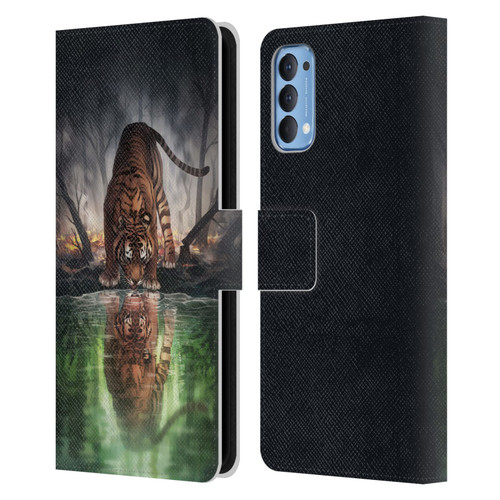 Jonas "JoJoesArt" Jödicke Fantasy Art The World I Used To Know Leather Book Wallet Case Cover For OPPO Reno 4 5G