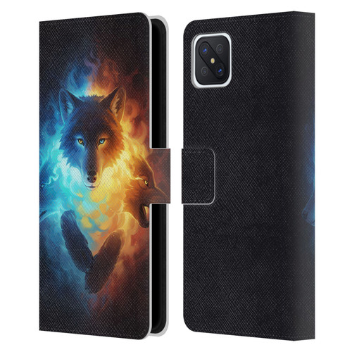 Jonas "JoJoesArt" Jödicke Fantasy Art Inner Fight Leather Book Wallet Case Cover For OPPO Reno4 Z 5G