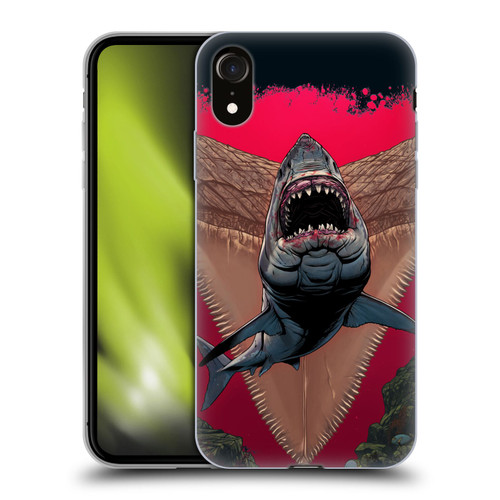 Vincent Hie Key Art Shark Soft Gel Case for Apple iPhone XR
