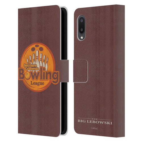 The Big Lebowski Graphics Bowling Leather Book Wallet Case Cover For Samsung Galaxy A02/M02 (2021)