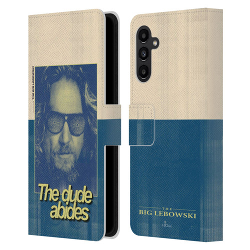 The Big Lebowski Graphics The Dude Abides Leather Book Wallet Case Cover For Samsung Galaxy A13 5G (2021)