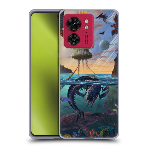 Vincent Hie Key Art Alien World Soft Gel Case for Motorola Moto Edge 40