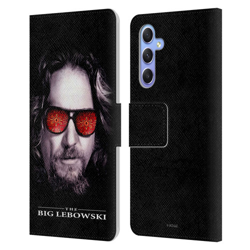 The Big Lebowski Graphics Key Art Leather Book Wallet Case Cover For Samsung Galaxy A34 5G