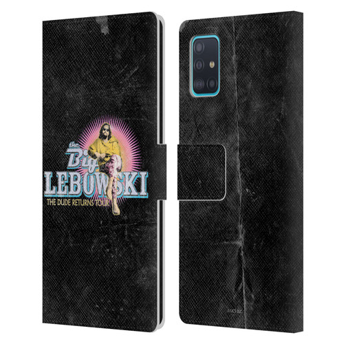 The Big Lebowski Graphics The Dude Returns Leather Book Wallet Case Cover For Samsung Galaxy A51 (2019)