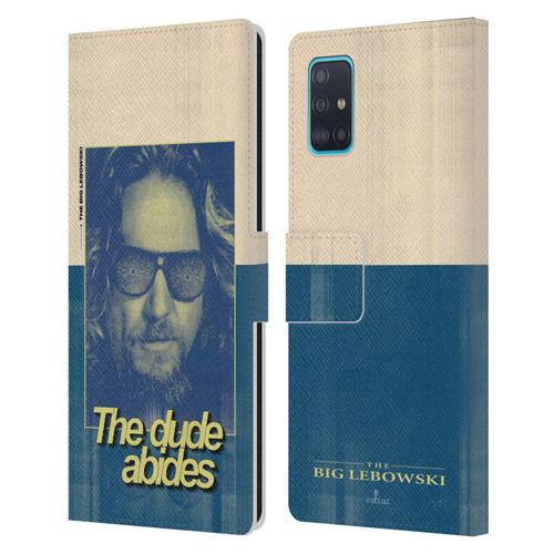 The Big Lebowski Graphics The Dude Abides Leather Book Wallet Case Cover For Samsung Galaxy A51 (2019)