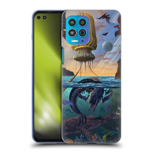Vincent Hie Key Art Alien World Soft Gel Case for Motorola Moto G100