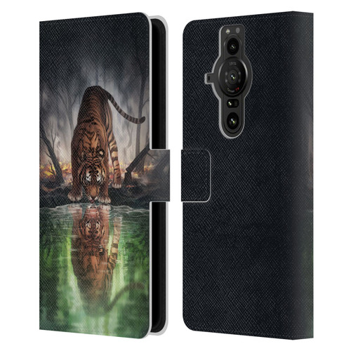 Jonas "JoJoesArt" Jödicke Fantasy Art The World I Used To Know Leather Book Wallet Case Cover For Sony Xperia Pro-I