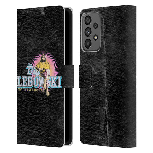 The Big Lebowski Graphics The Dude Returns Leather Book Wallet Case Cover For Samsung Galaxy A73 5G (2022)