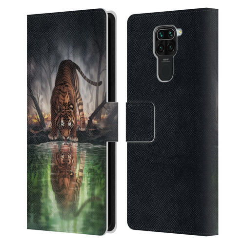 Jonas "JoJoesArt" Jödicke Fantasy Art The World I Used To Know Leather Book Wallet Case Cover For Xiaomi Redmi Note 9 / Redmi 10X 4G