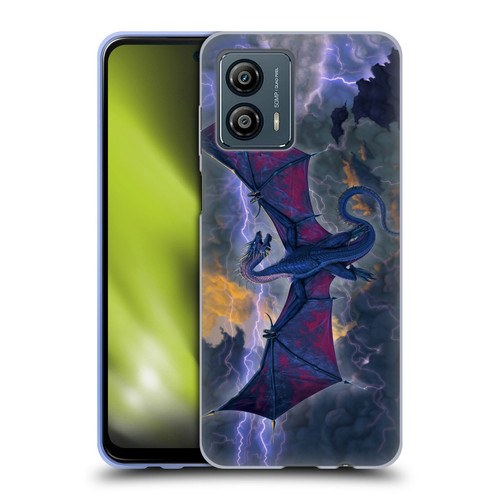 Vincent Hie Key Art Thunder Dragon Soft Gel Case for Motorola Moto G53 5G