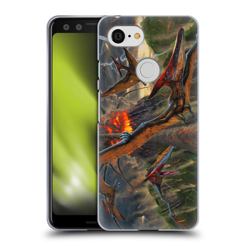 Vincent Hie Key Art Eruption Soft Gel Case for Google Pixel 3