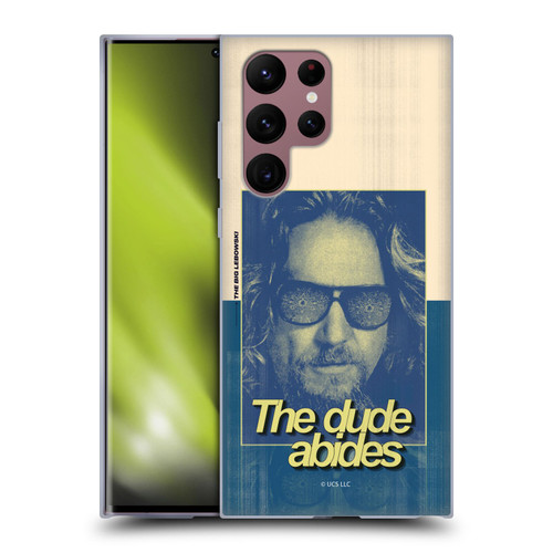 The Big Lebowski Graphics The Dude Abides Soft Gel Case for Samsung Galaxy S22 Ultra 5G