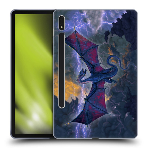 Vincent Hie Key Art Thunder Dragon Soft Gel Case for Samsung Galaxy Tab S8